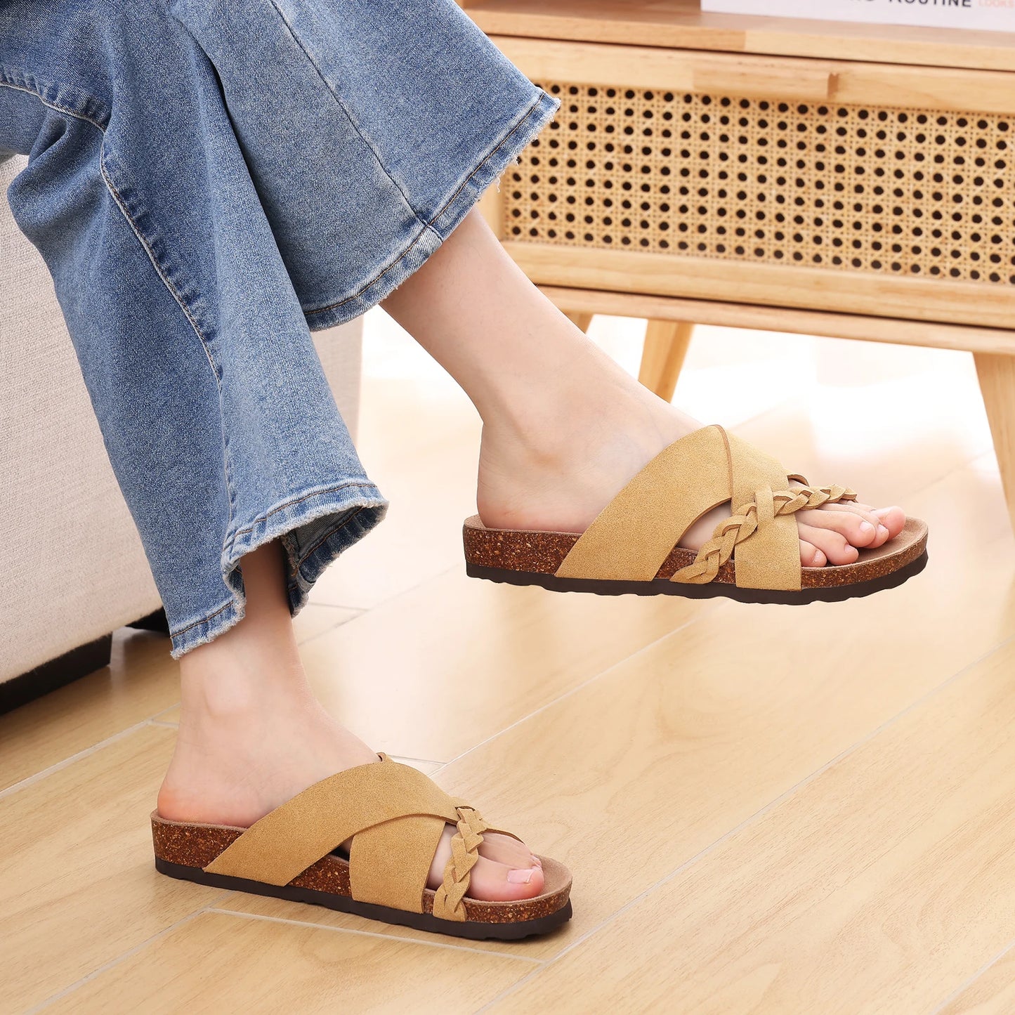 THEA – Geflochtene Komfort Mules