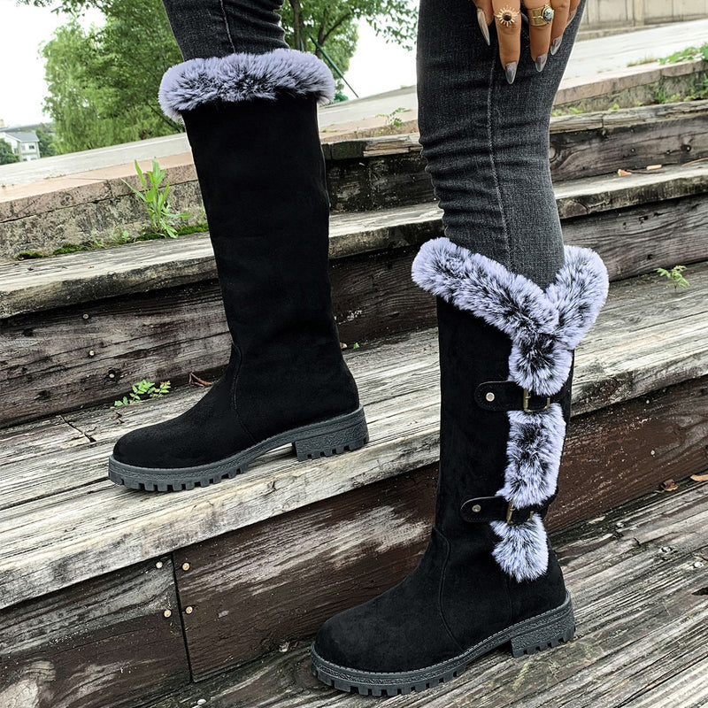 GINA - Gefütterte Plüschstiefel