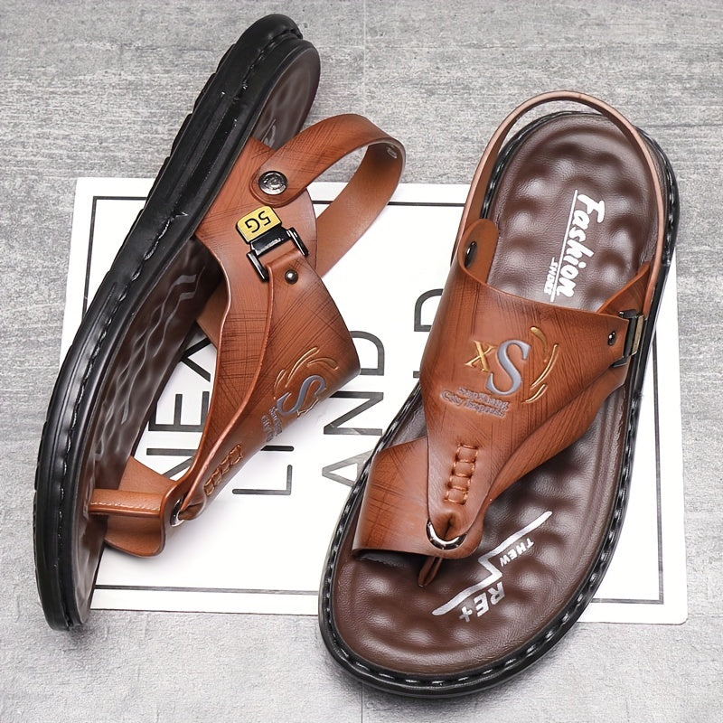 đ 47% RABATT! đż Atmungsaktive Outdoor-Sandalen aus Weichem Leder in ĂbergröĂen fĂŒr Herren â Bequeme Passform, Rutschfeste Sohle & Ideal FĂŒr Lange SpaziergĂ€nge đ¶ââïž