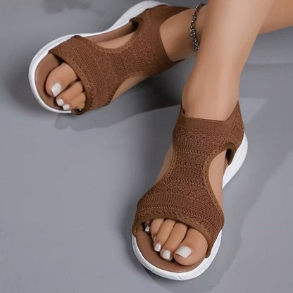 HANNE – Strick Komfortsandalen
