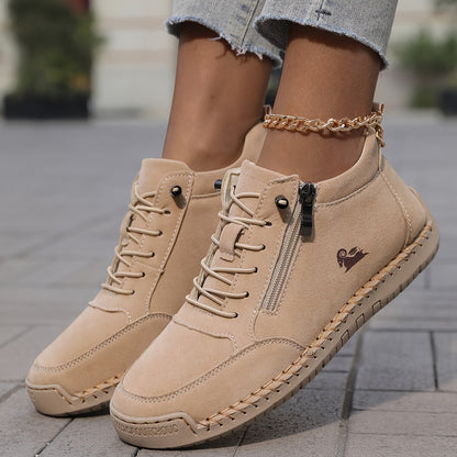 ELARA – Komfort Sneaker mit Reißverschluss