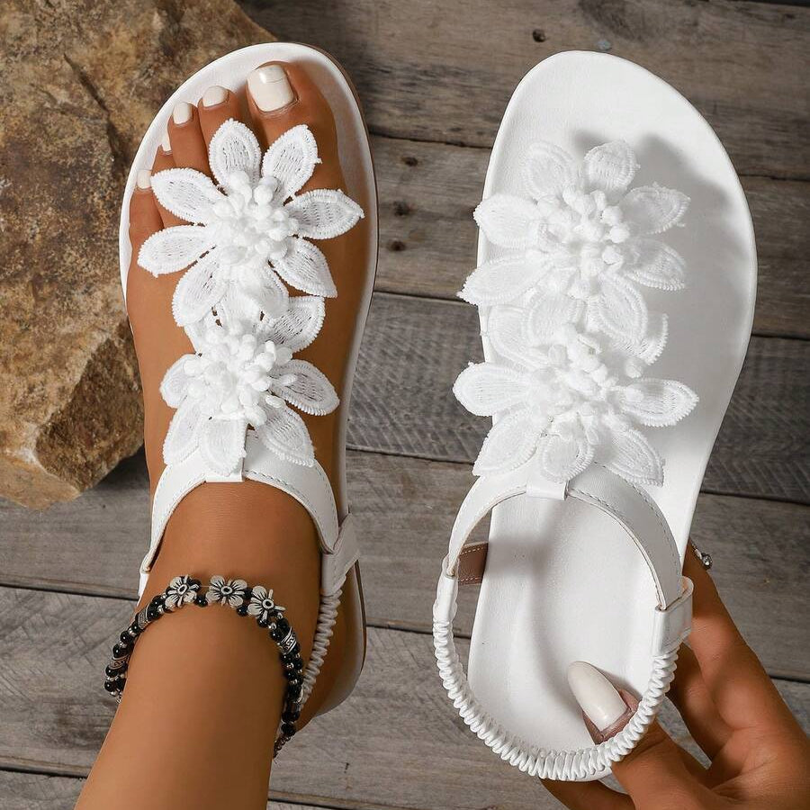 LUISE – Blüten-Sandalen