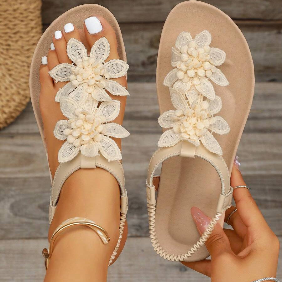 LUISE – Blüten-Sandalen
