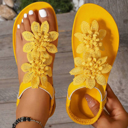 LUISE – Blüten-Sandalen