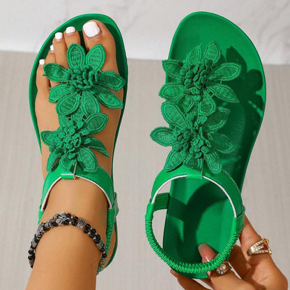 LUISE – Blüten-Sandalen