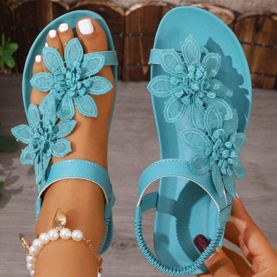 LUISE – Blüten-Sandalen