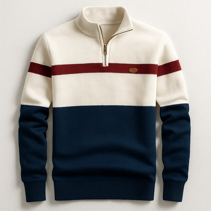 SEBASTIAN - Quarter-zip-Pullover