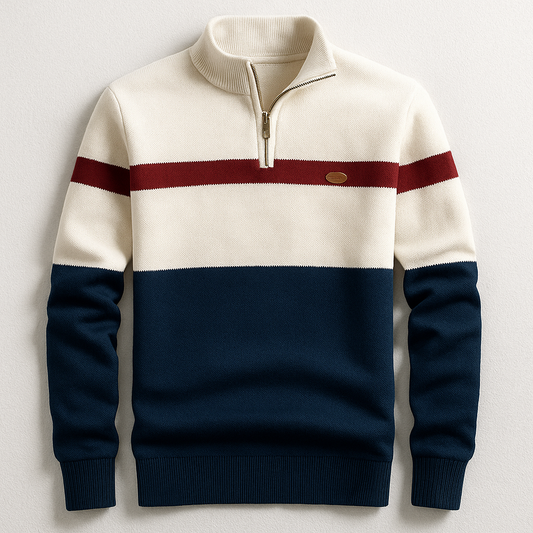 SEBASTIAN - Quarter-zip-Pullover