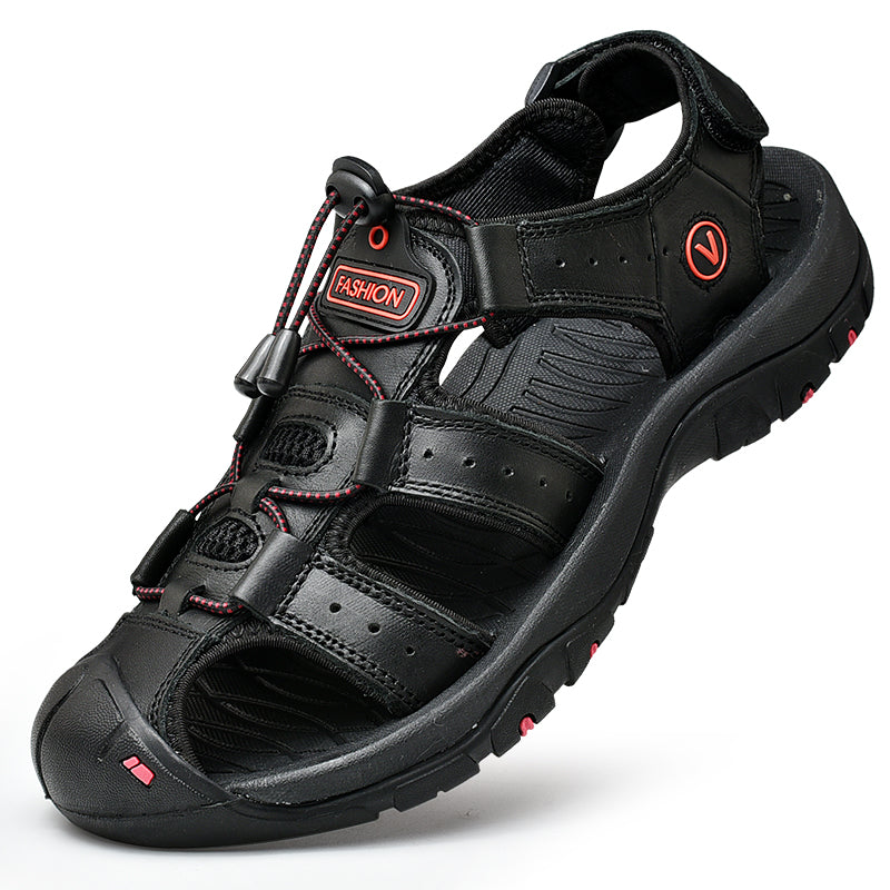 FELIX - Bequeme Outdoor-Ledersandalen