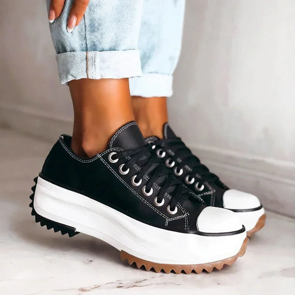 JULIA - Elegante Plateau-Schuhe