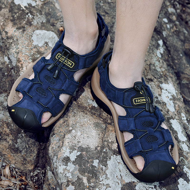 FELIX - Bequeme Outdoor-Ledersandalen