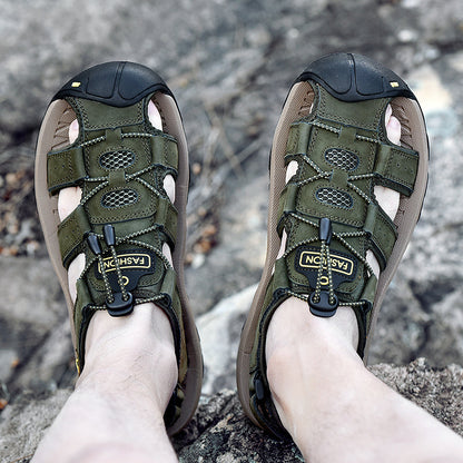 FELIX - Bequeme Outdoor-Ledersandalen