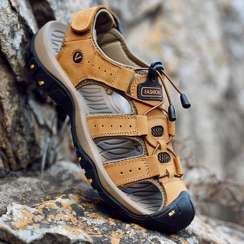 FELIX - Bequeme Outdoor-Ledersandalen
