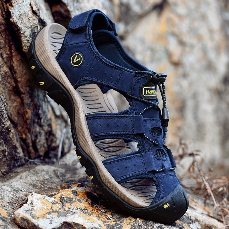 FELIX - Bequeme Outdoor-Ledersandalen