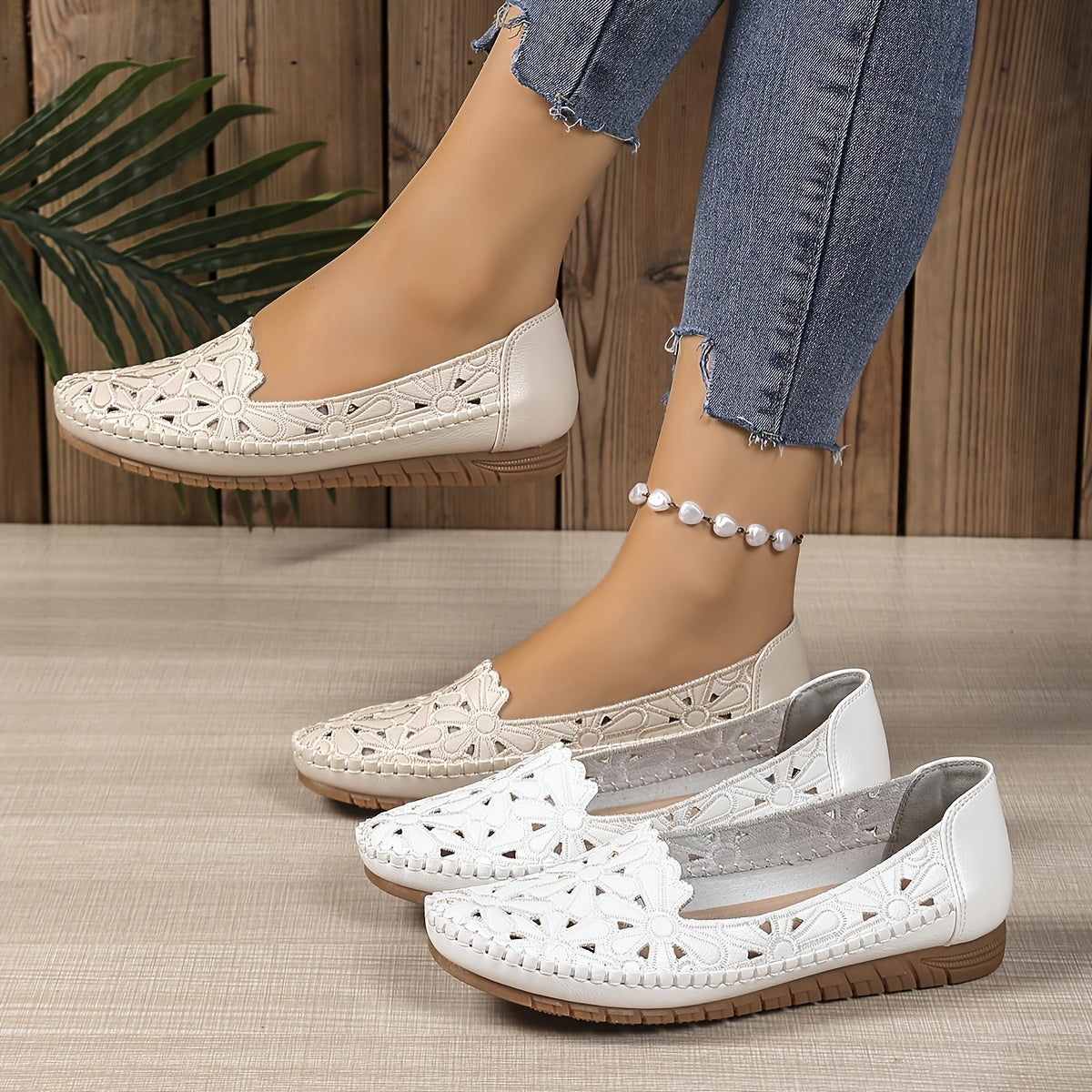 LUISA - Floralen Ballerinas