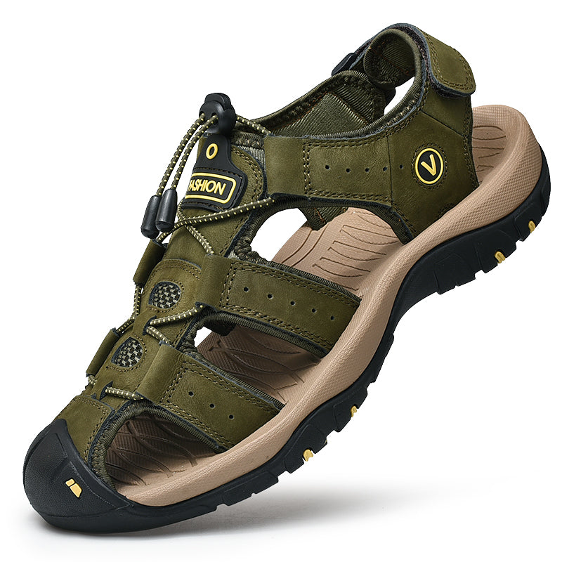FELIX - Bequeme Outdoor-Ledersandalen