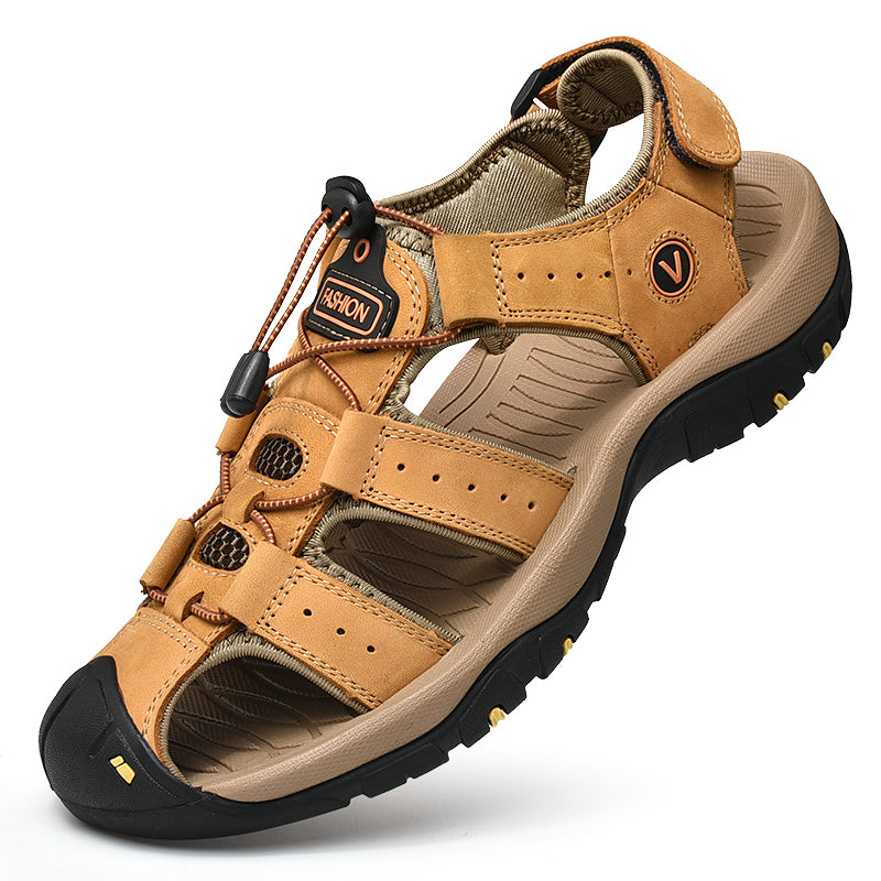 FELIX - Bequeme Outdoor-Ledersandalen