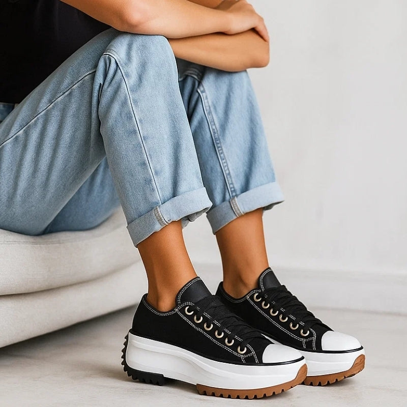 JULIA - Elegante Plateau-Schuhe