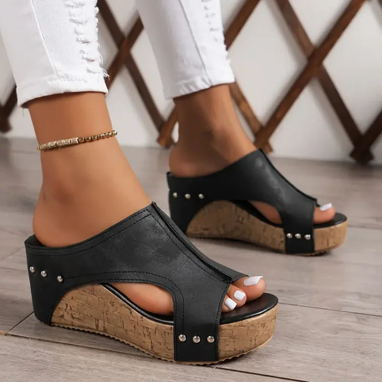 JANA - Hochwertige Sandalen mit Keilabsatz