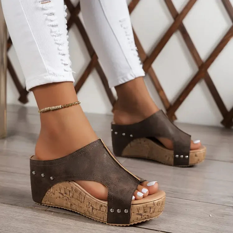 JANA - Hochwertige Sandalen mit Keilabsatz