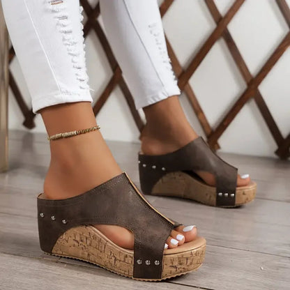 JANA - Hochwertige Sandalen mit Keilabsatz