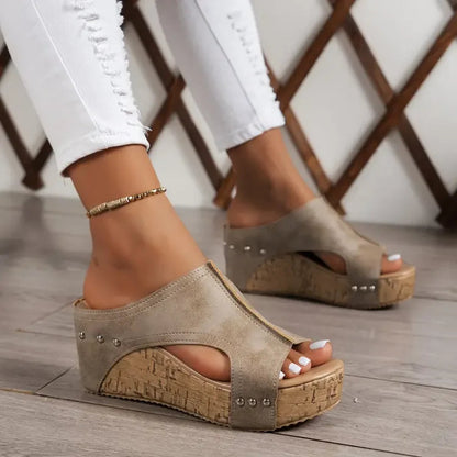 JANA - Hochwertige Sandalen mit Keilabsatz