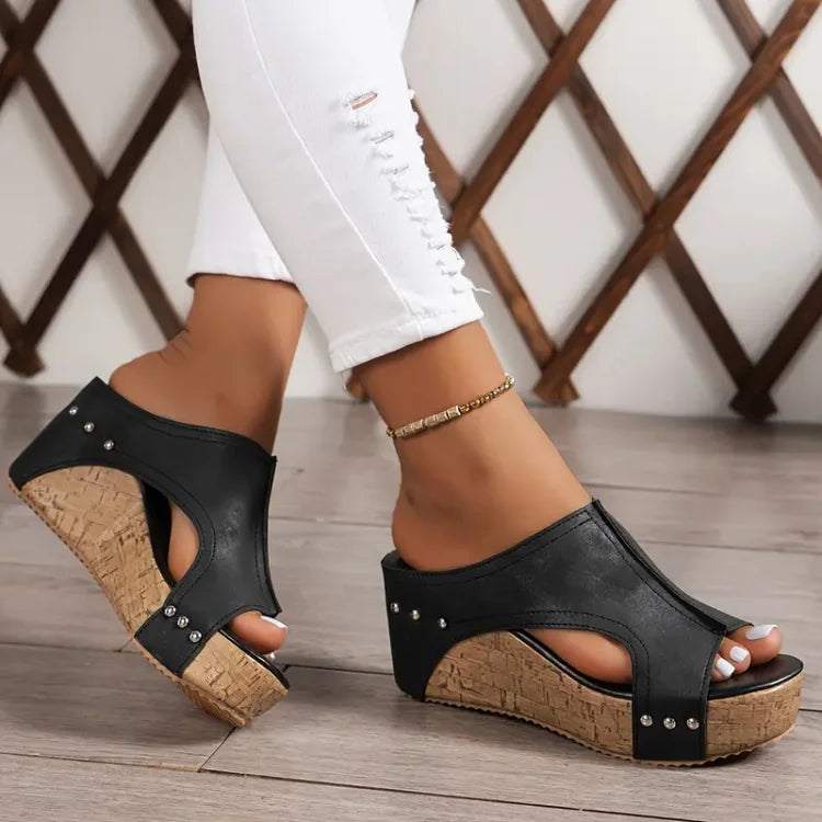 JANA - Hochwertige Sandalen mit Keilabsatz