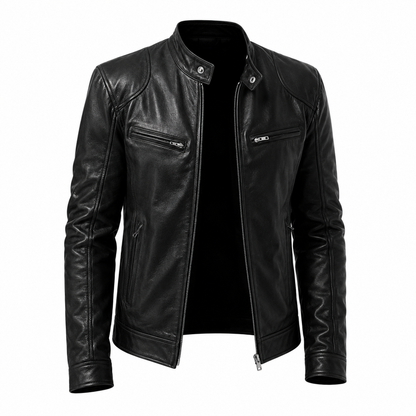 VALENZO – Lederjacke mit Reißverschluss