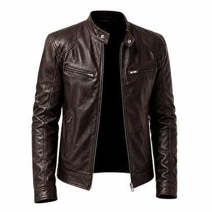 VALENZO – Lederjacke mit Reißverschluss