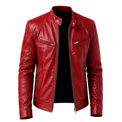 VALENZO – Lederjacke mit Reißverschluss