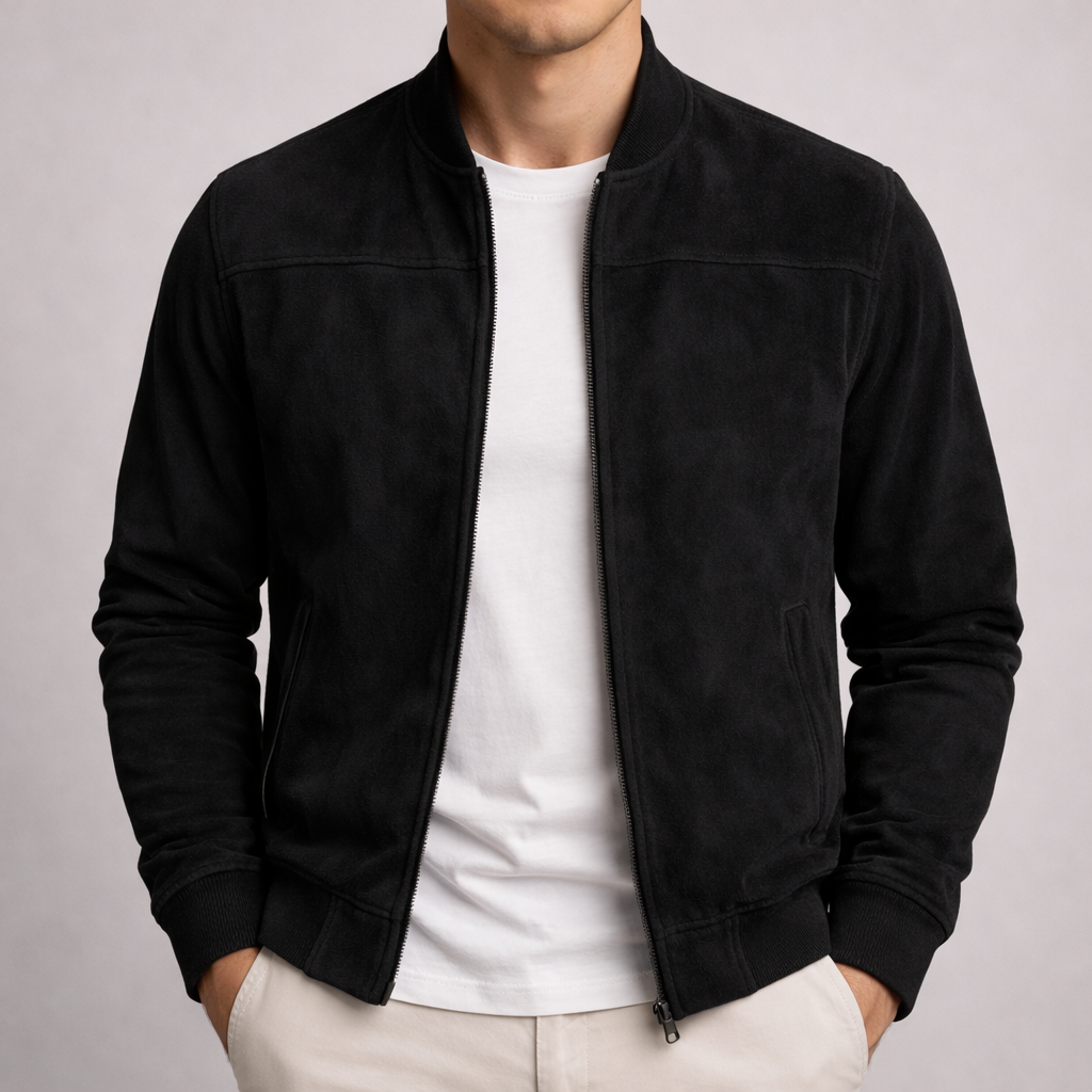 ALEXANDER - Wildleder Bomberjacke