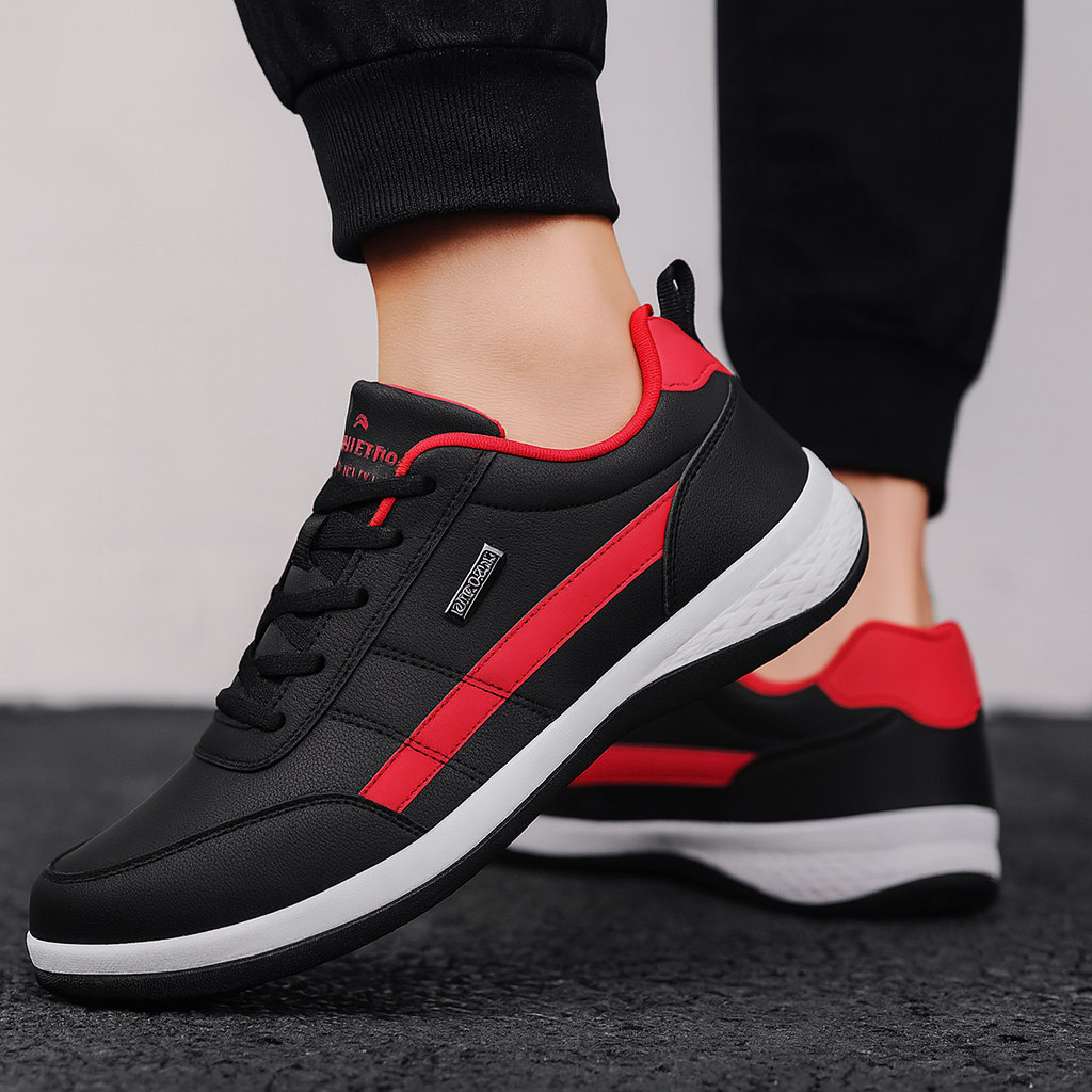 DIETER™ | Stylische Ledersneaker