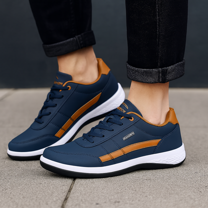 DIETER™ | Stylische Ledersneaker
