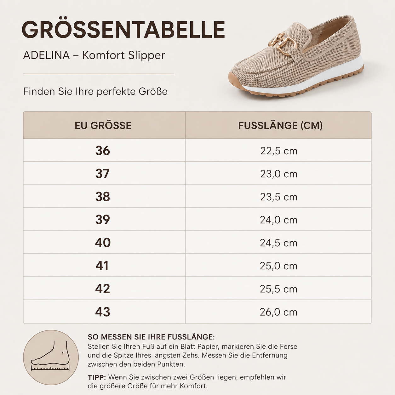 ADELINA – Komfort Slipper