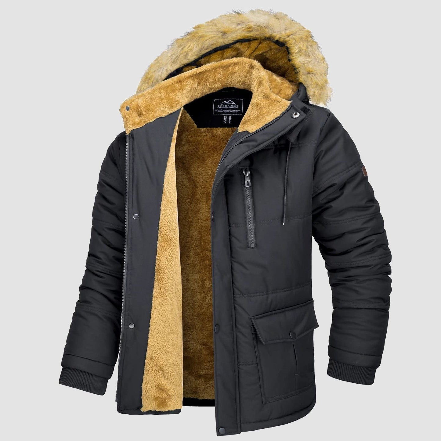 ÅLESUND - Fleecegefütterter Parka