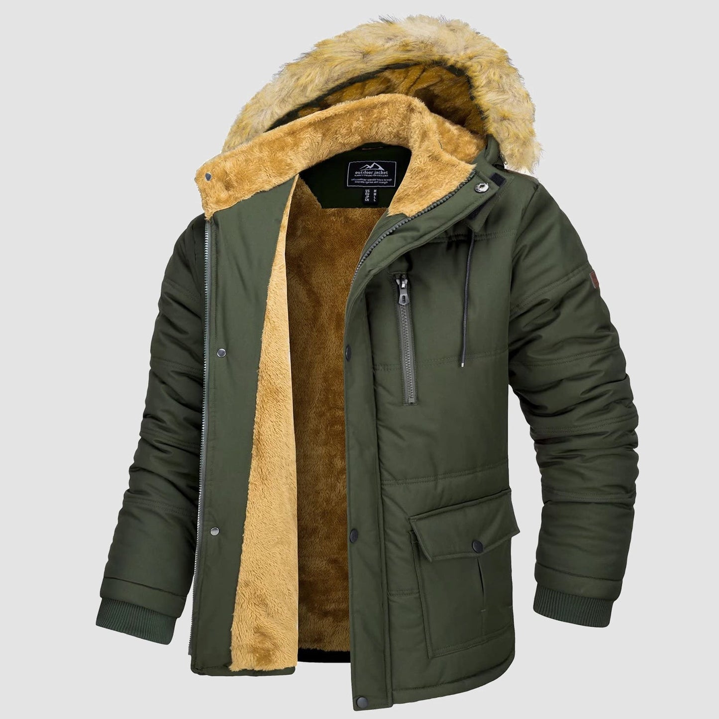 ÅLESUND - Fleecegefütterter Parka