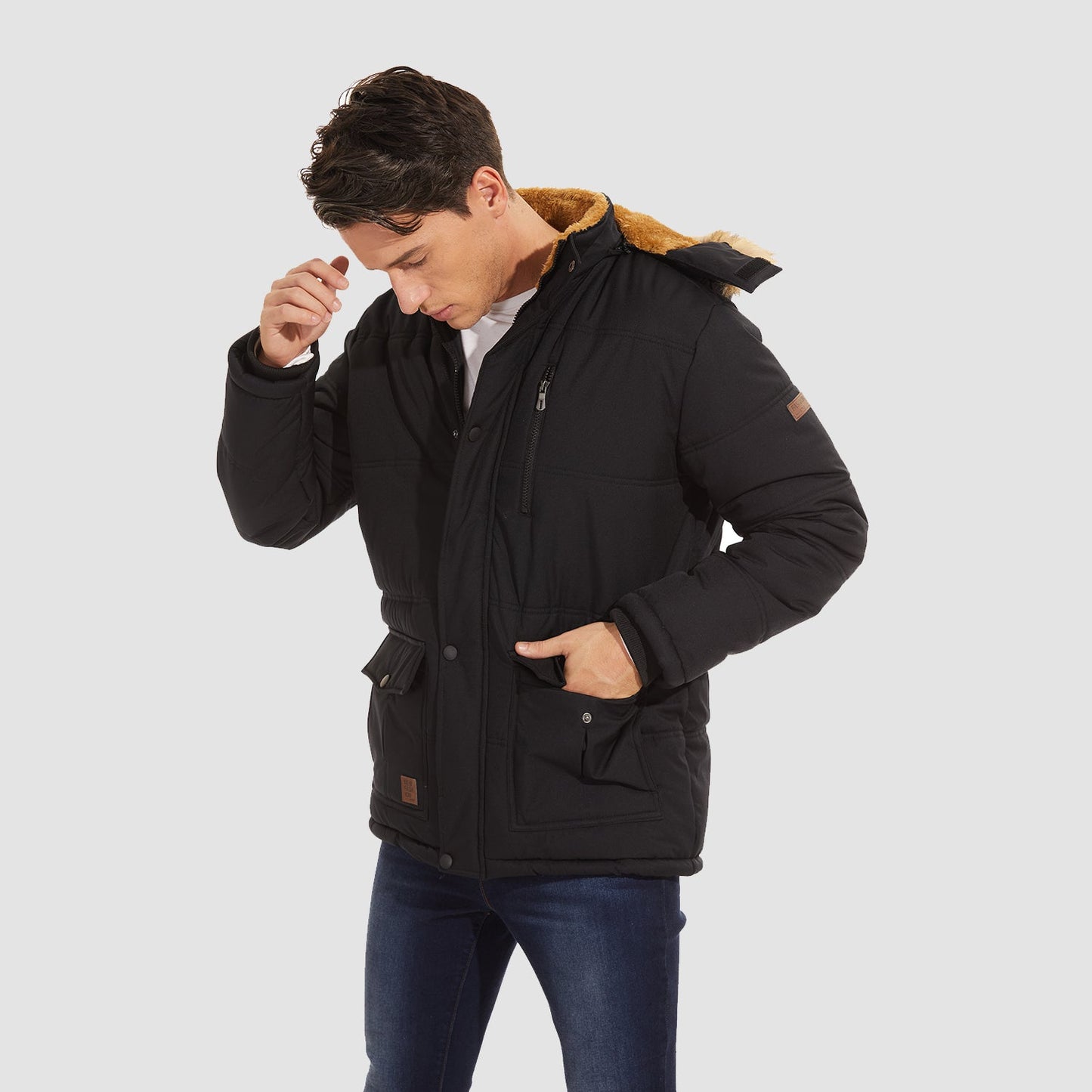 ÅLESUND - Fleecegefütterter Parka
