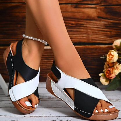 SABINE – Kreuzriemen Komfortsandalen