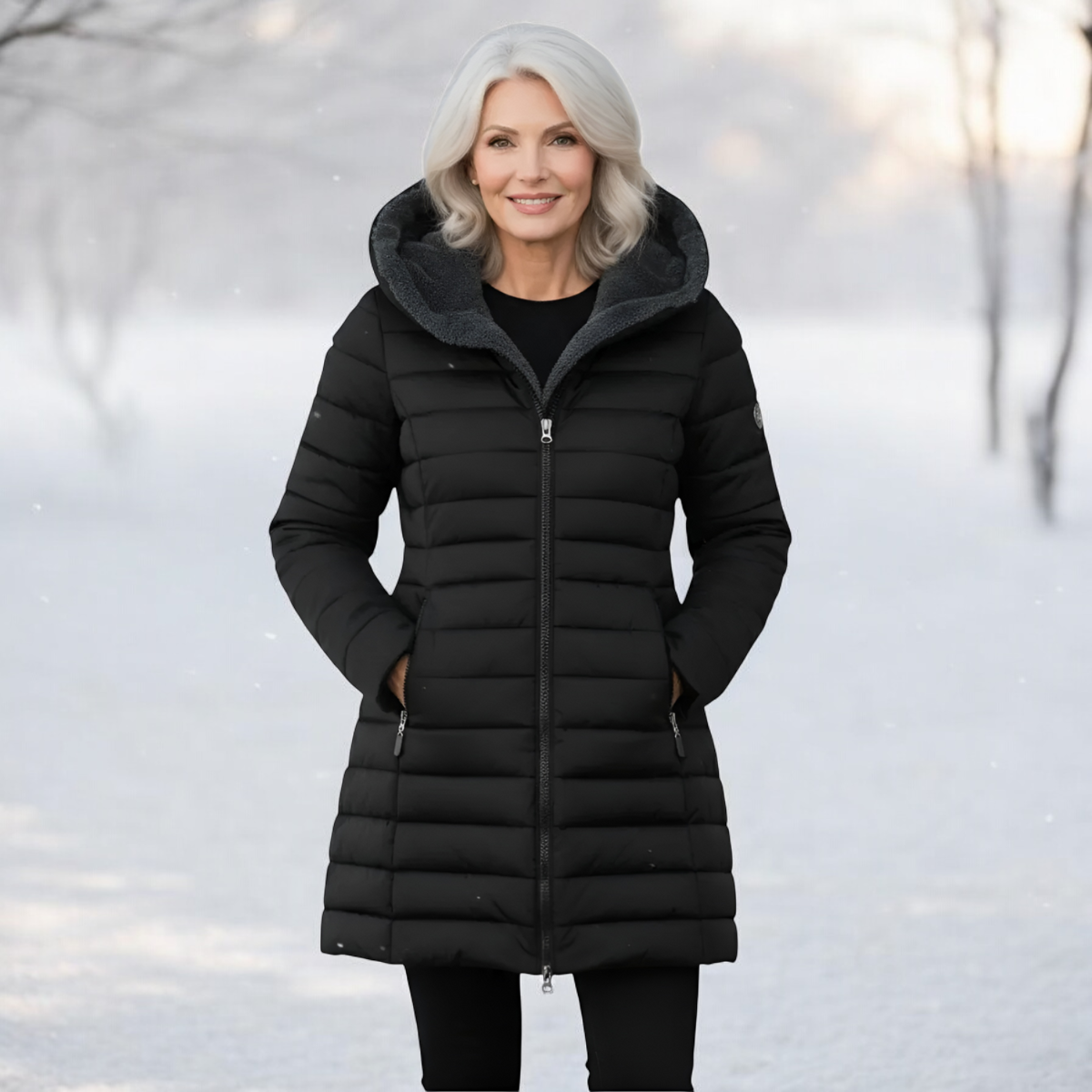SERENA™ – Gefütterter Wintermantel mit Kapuze
