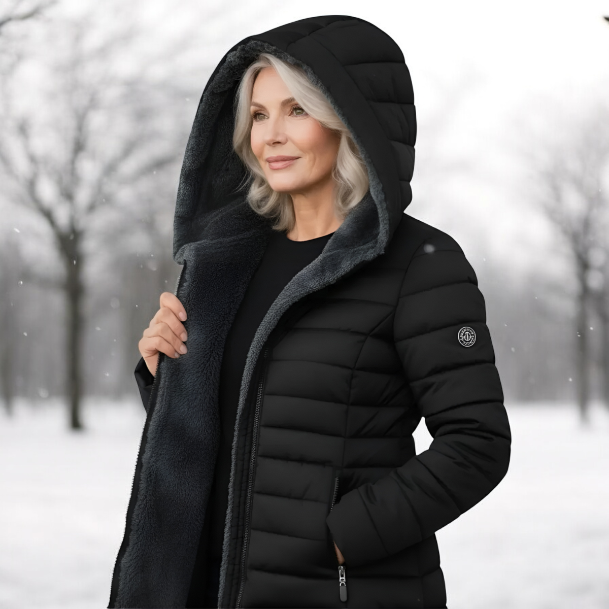 SERENA™ – Gefütterter Wintermantel mit Kapuze