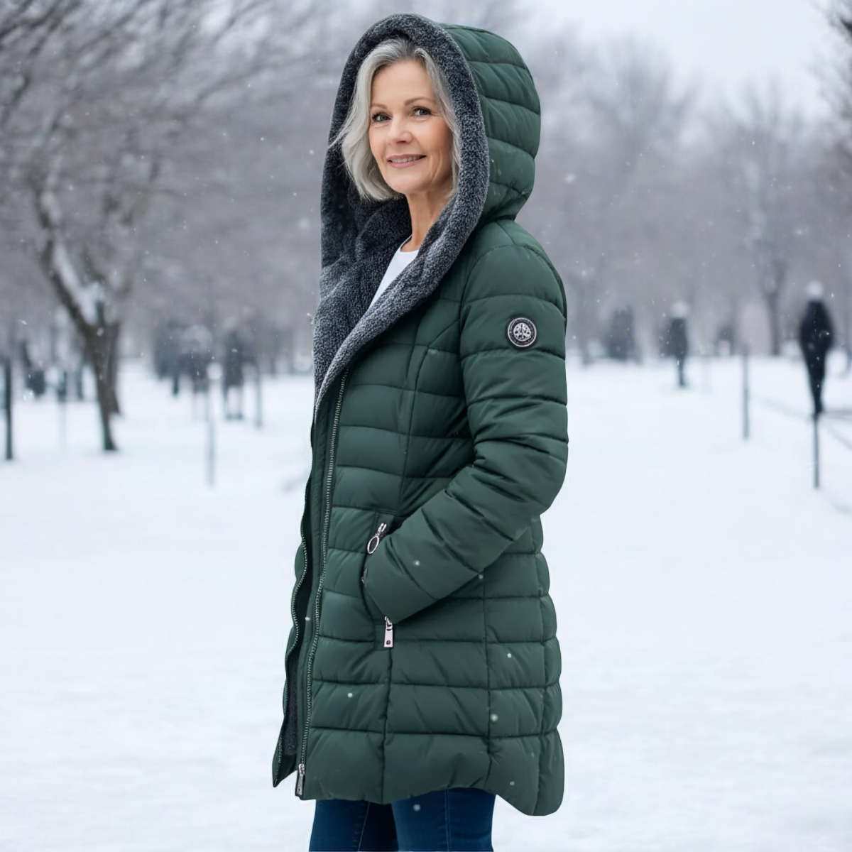 SERENA™ – Gefütterter Wintermantel mit Kapuze