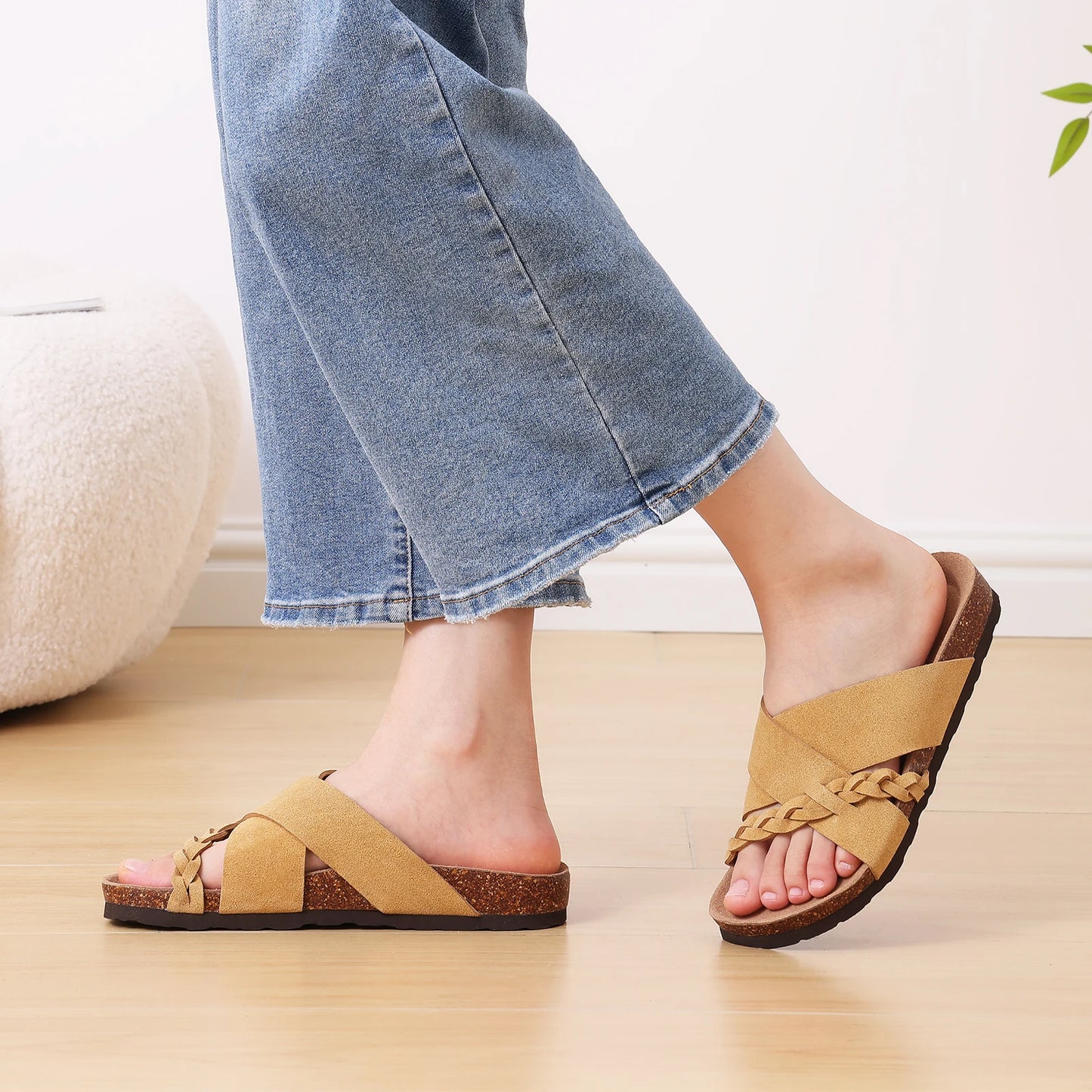 THEA – Geflochtene Komfort Mules