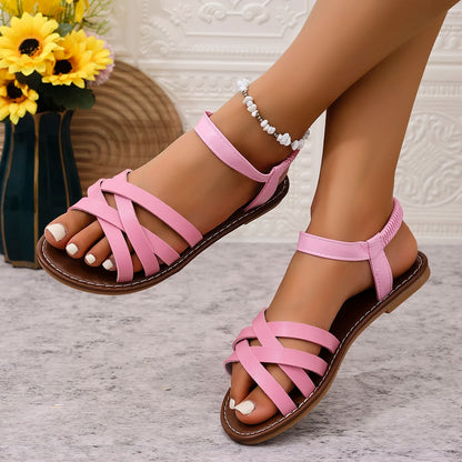 ANIKA – Kreuzriemen-Sandalen