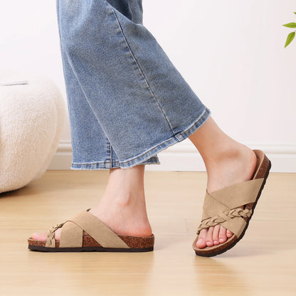 THEA – Geflochtene Komfort Mules
