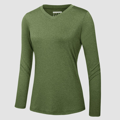 KARLSTAD - Wander-T-Shirt mit V-Ausschnitt