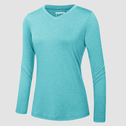 KARLSTAD - Wander-T-Shirt mit V-Ausschnitt