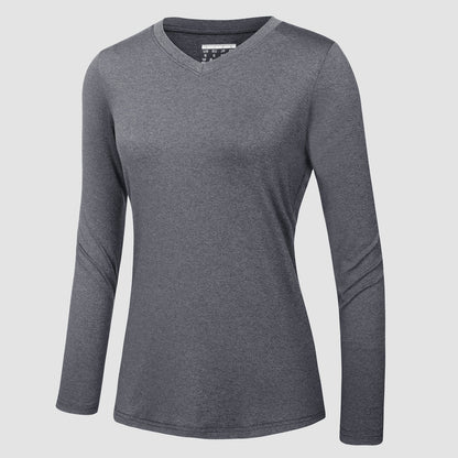 KARLSTAD - Wander-T-Shirt mit V-Ausschnitt