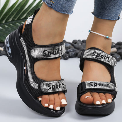 NIENKE | Sandalen met sleehak