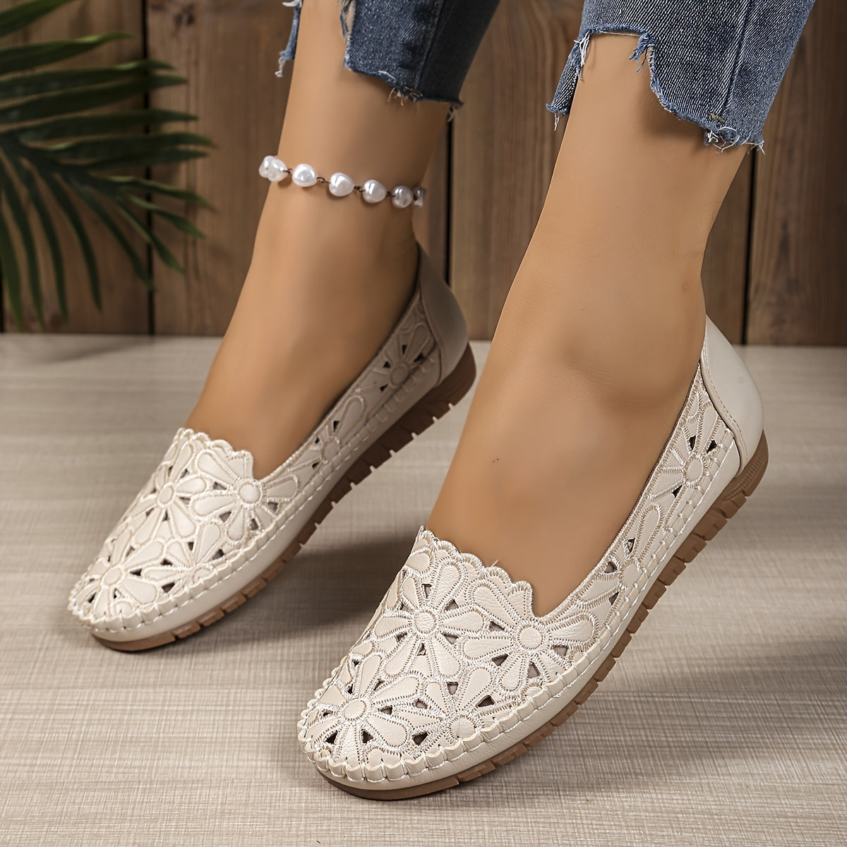 LUISA - Floralen Ballerinas
