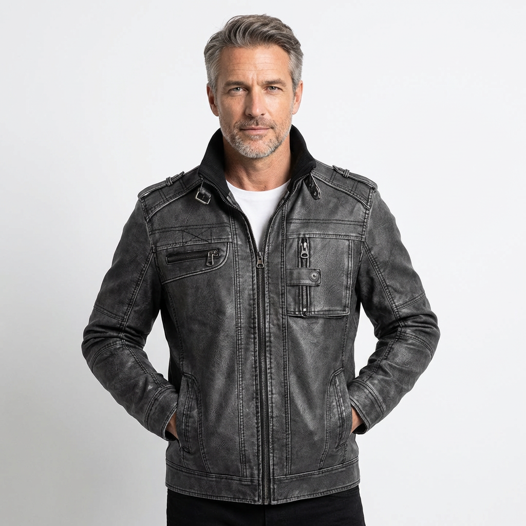 CHRIS - Lederjacke